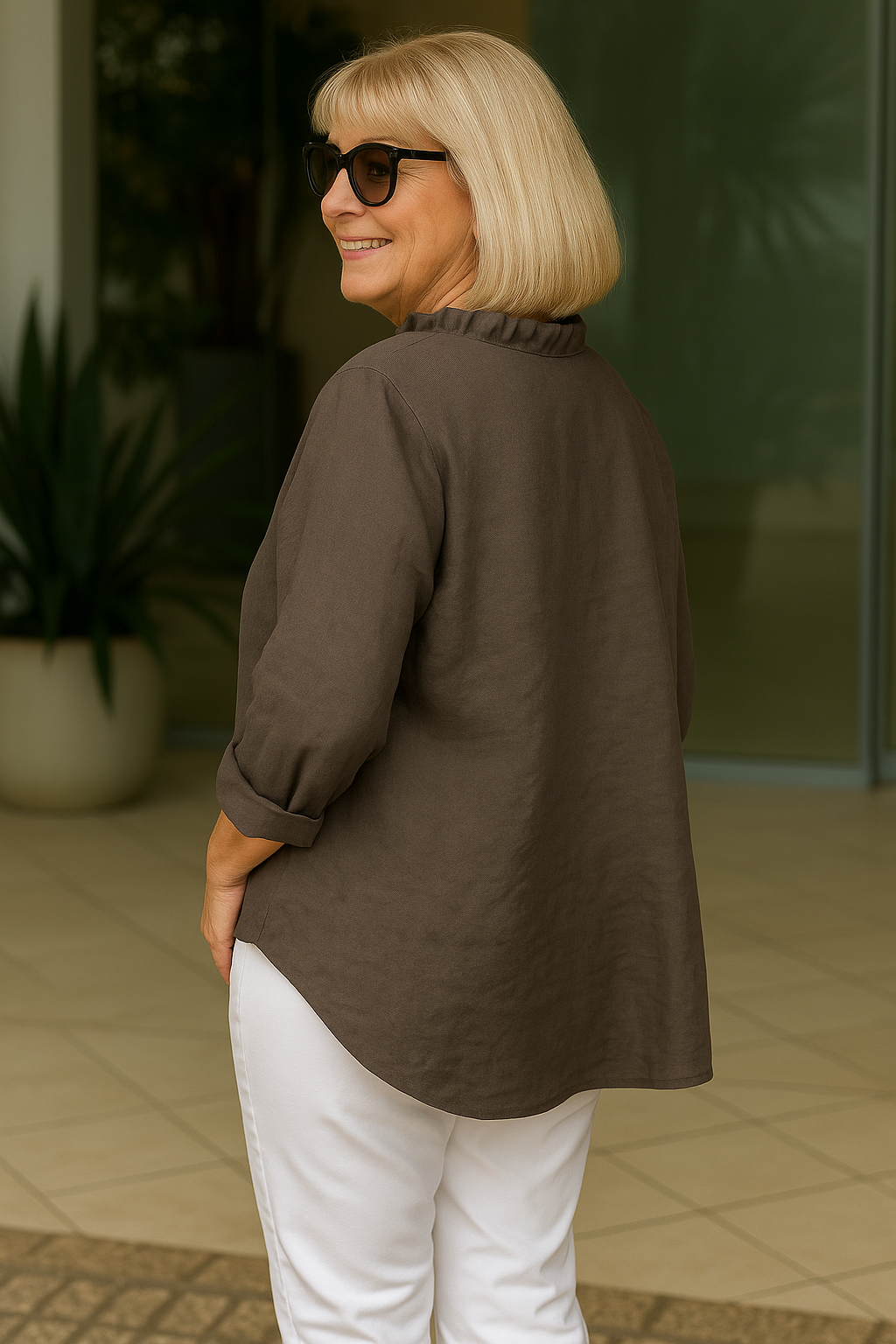 Maribel | Soft Ruffle Blouse