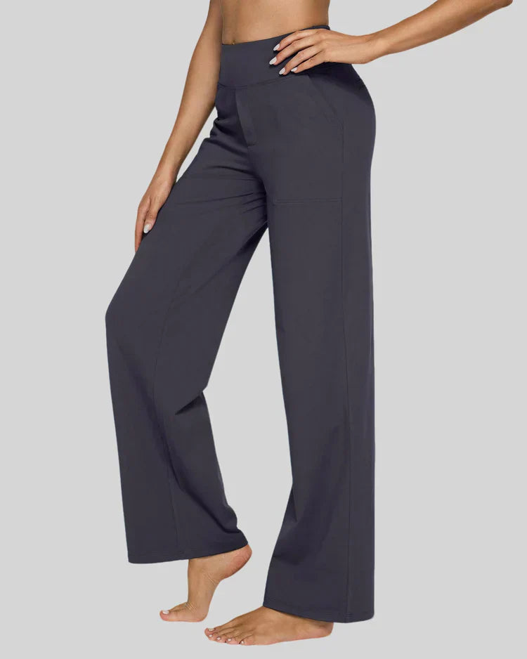 Loose High-Waist Business Casual Pants