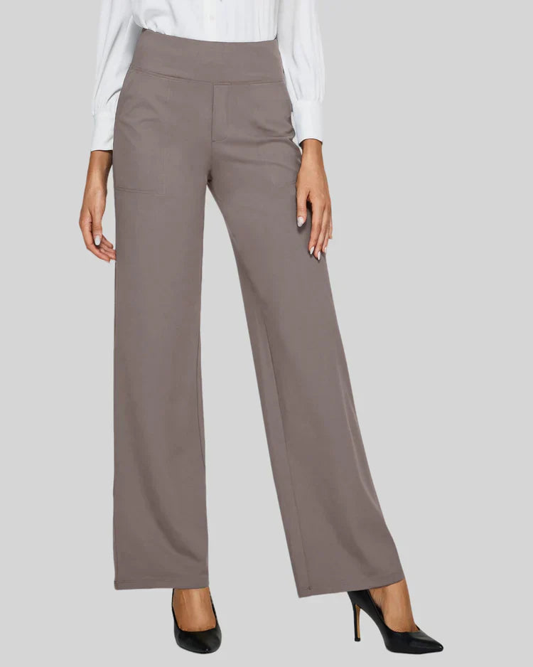 Loose High-Waist Business Casual Pants