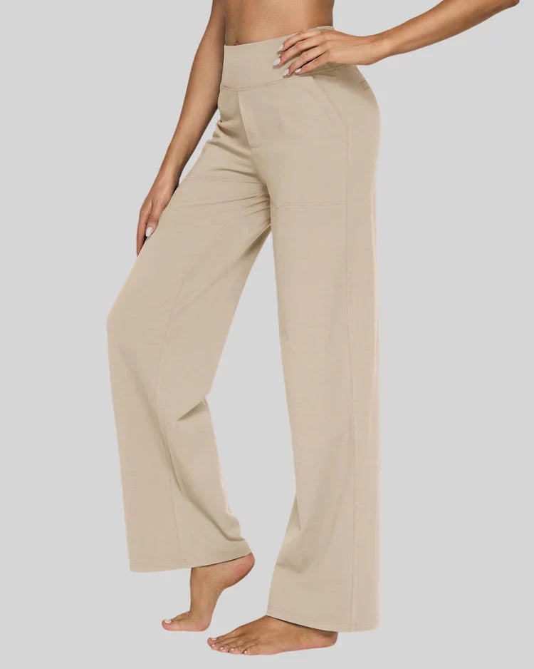 Loose High-Waist Business Casual Pants