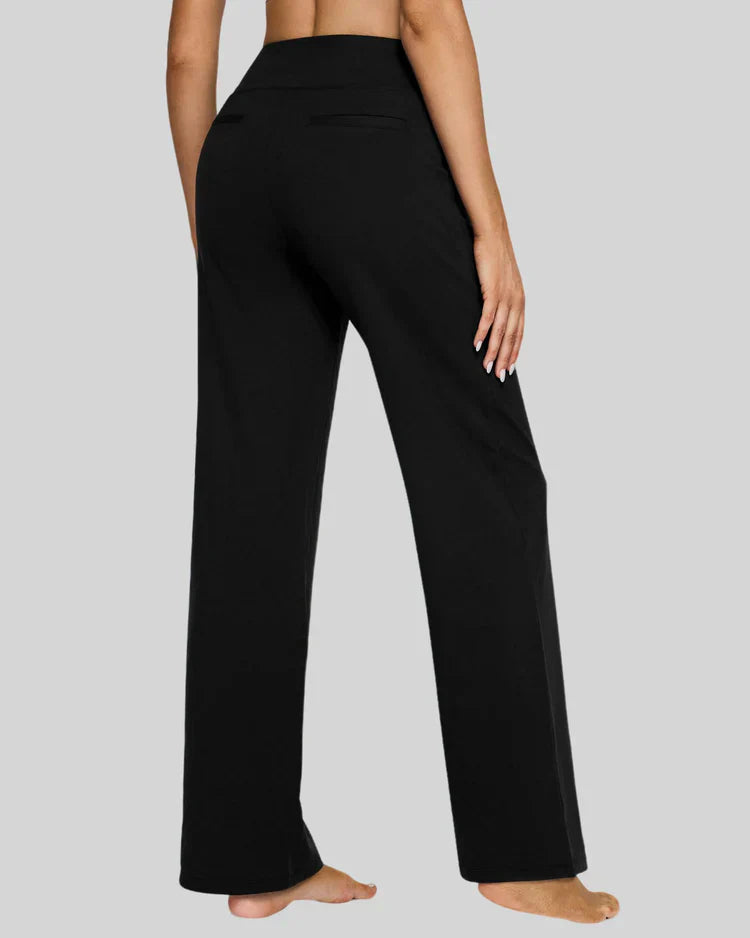 Loose High-Waist Business Casual Pants