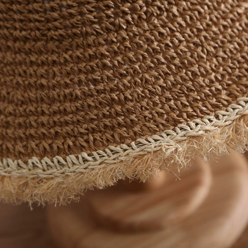 Womens Foldable Straw Hat