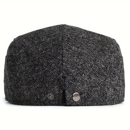 Plain Newsboy Flat Cap