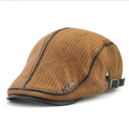 Newsboy Flat Cap Knitted Hat Peaky Blinders