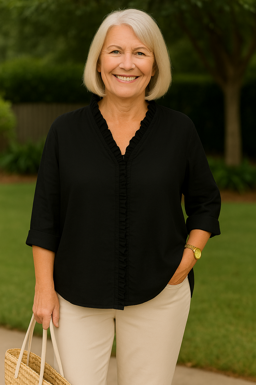 Maribel | Soft Ruffle Blouse