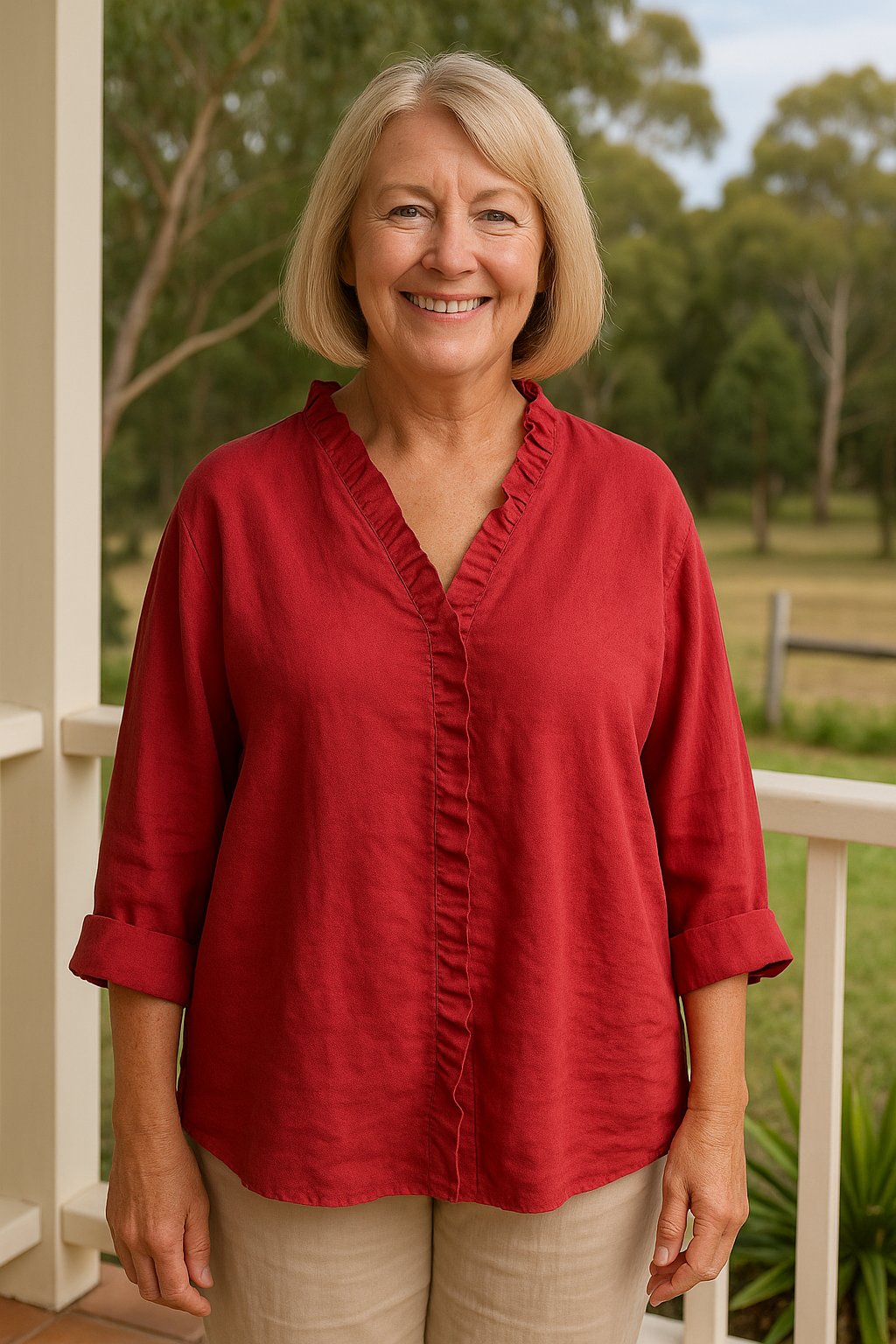 Maribel | Soft Ruffle Blouse
