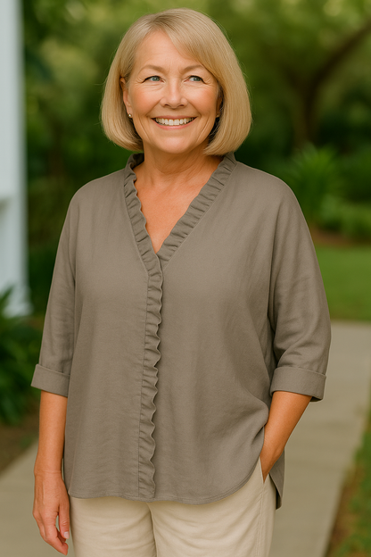 Maribel | Soft Ruffle Blouse