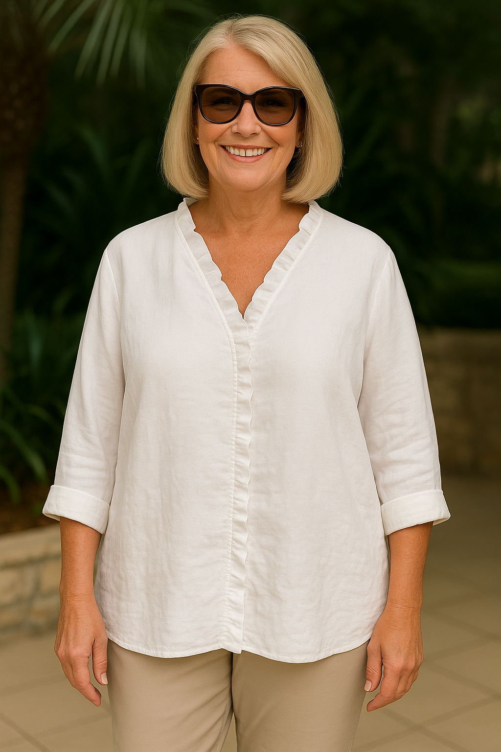 Maribel | Soft Ruffle Blouse