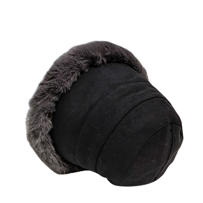 Panda | Fleece-Lined Sheepskin Wide Brim Hat