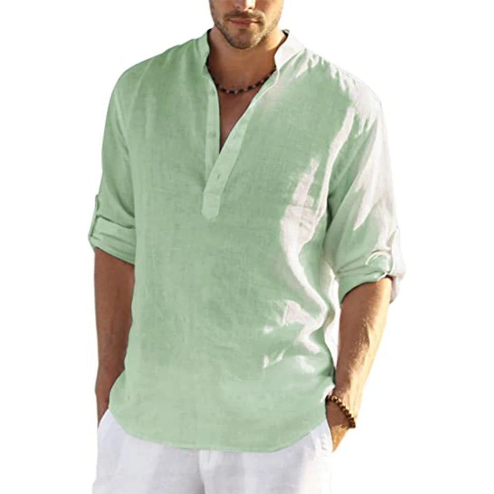 Harbor | Linen Long Sleeve Shirt