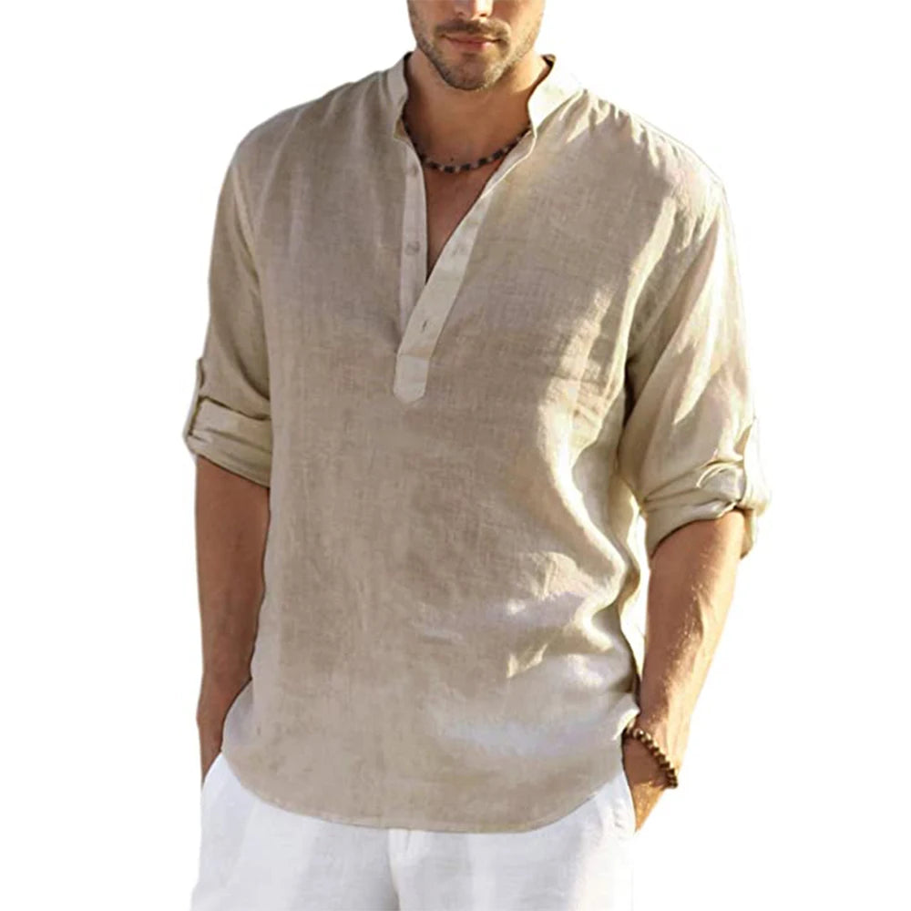Harbor | Linen Long Sleeve Shirt