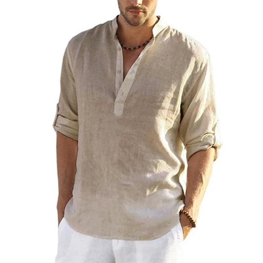 Harbor | Linen Long Sleeve Shirt