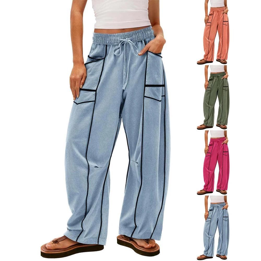 Urban Barrel‑Fit Lounge Pants