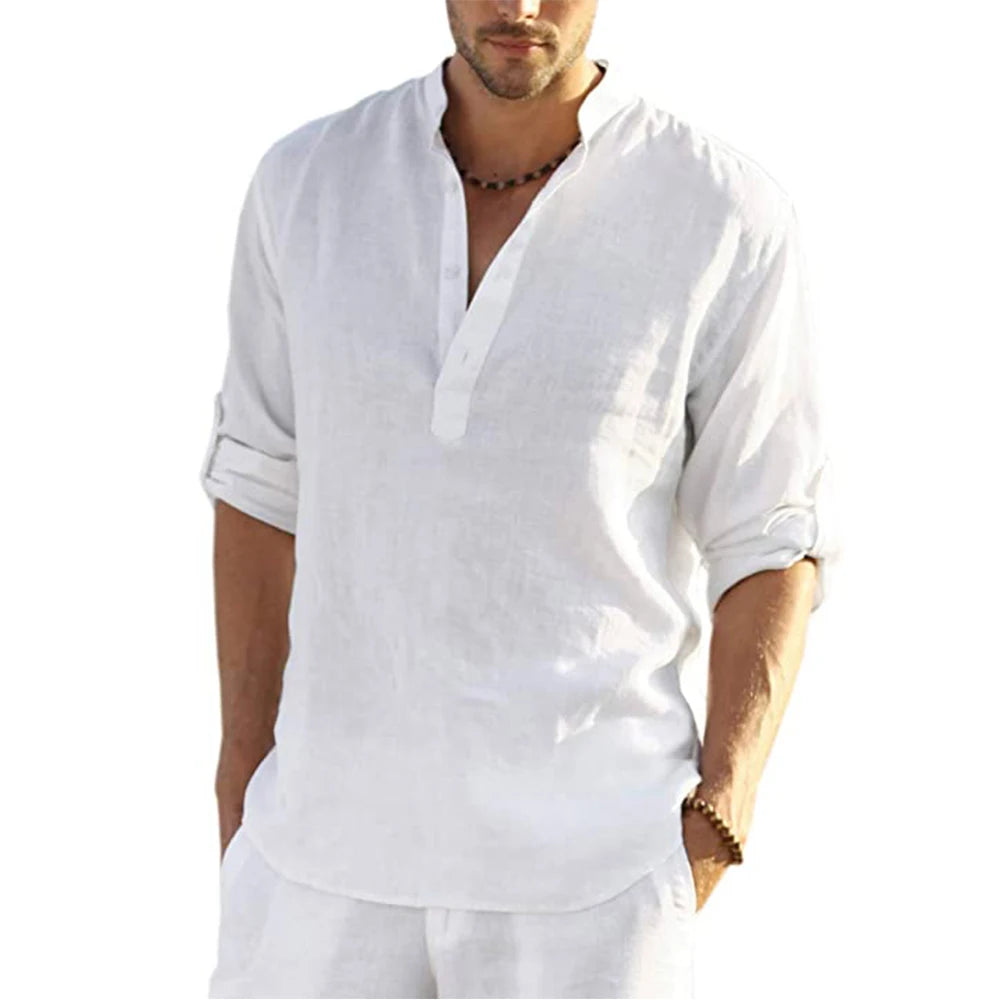Harbor | Linen Long Sleeve Shirt