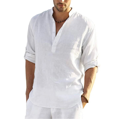 Harbor | Linen Long Sleeve Shirt