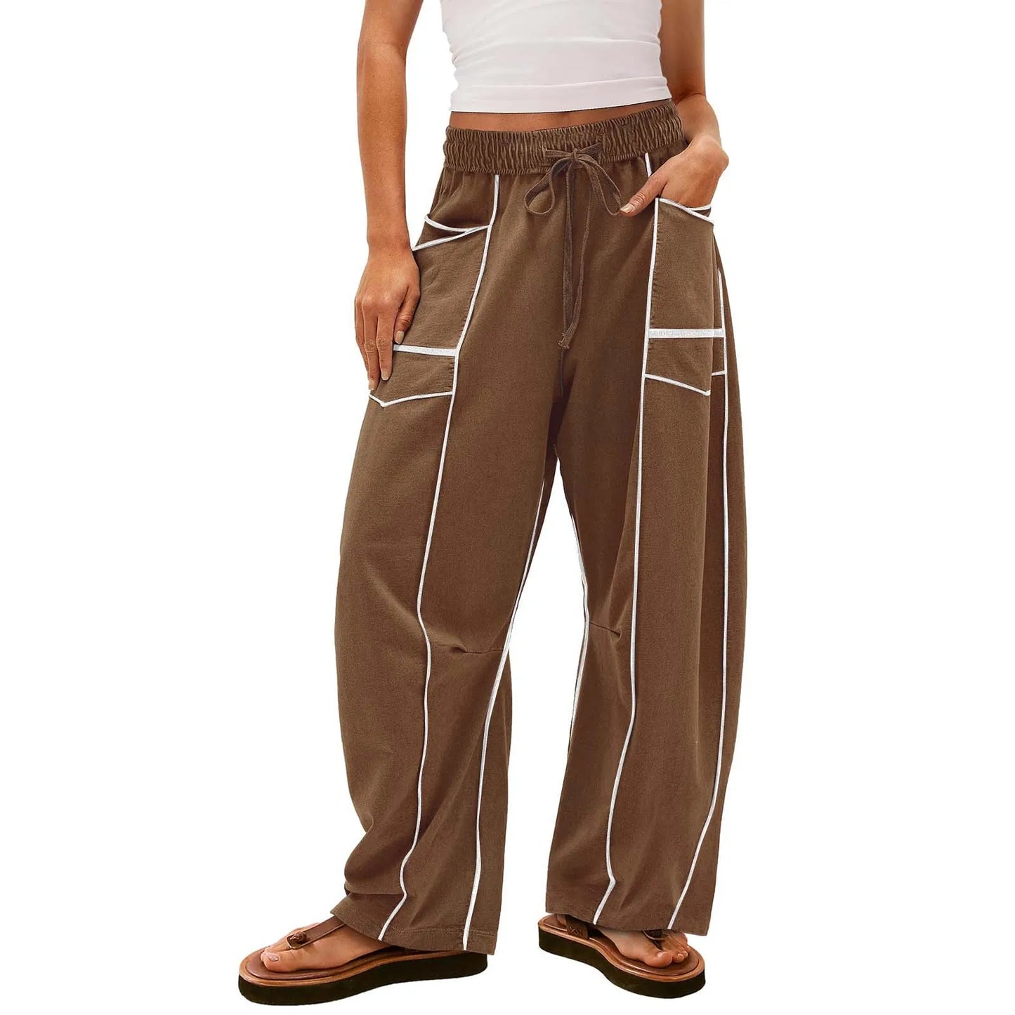Urban Barrel‑Fit Lounge Pants