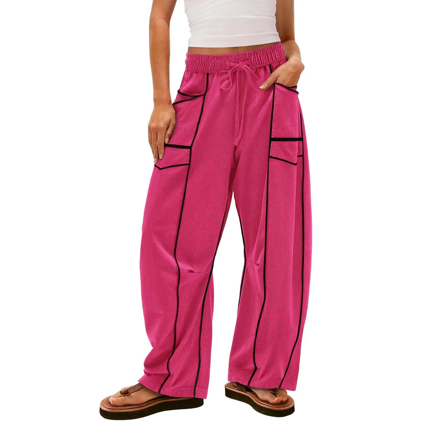 Urban Barrel‑Fit Lounge Pants