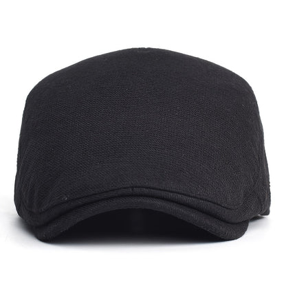 Plain Newsboy Flat Cap