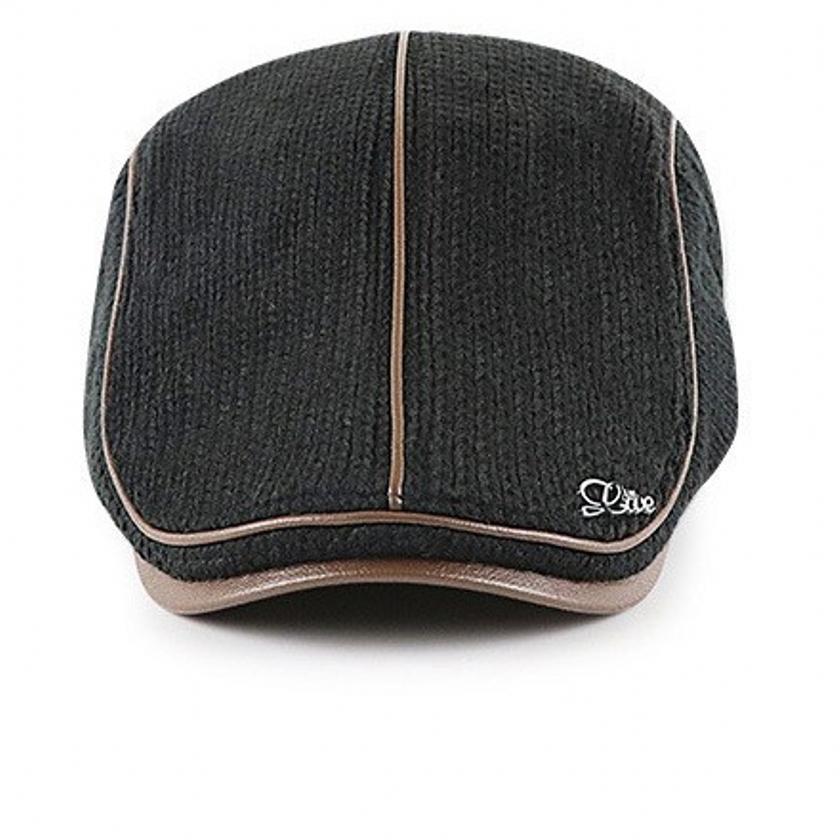 Newsboy Flat Cap Knitted Hat Peaky Blinders