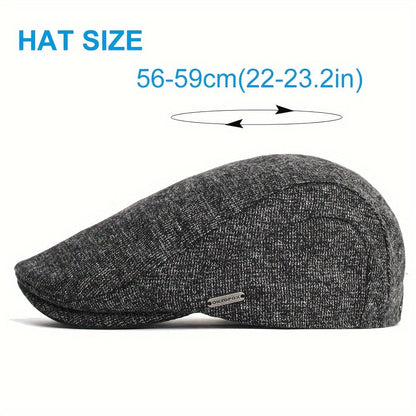 Plain Newsboy Flat Cap
