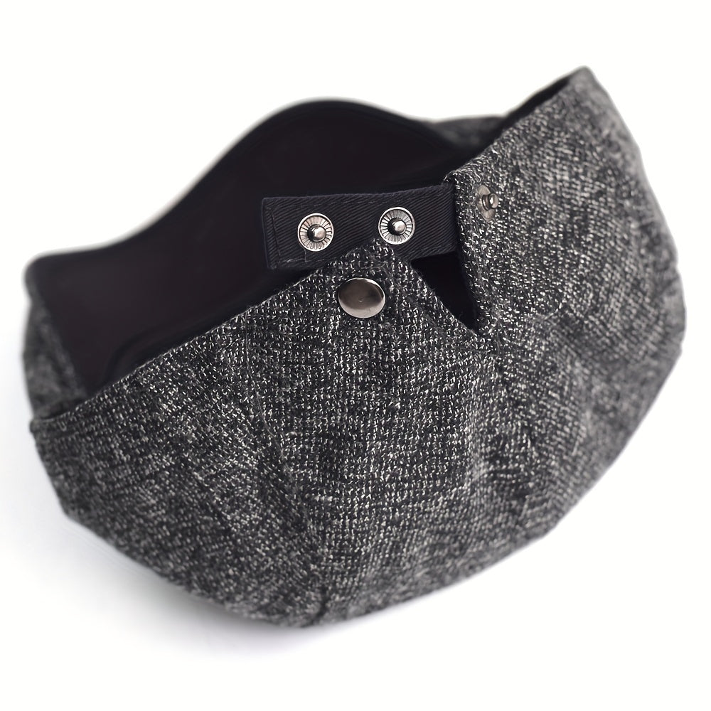 Plain Newsboy Flat Cap