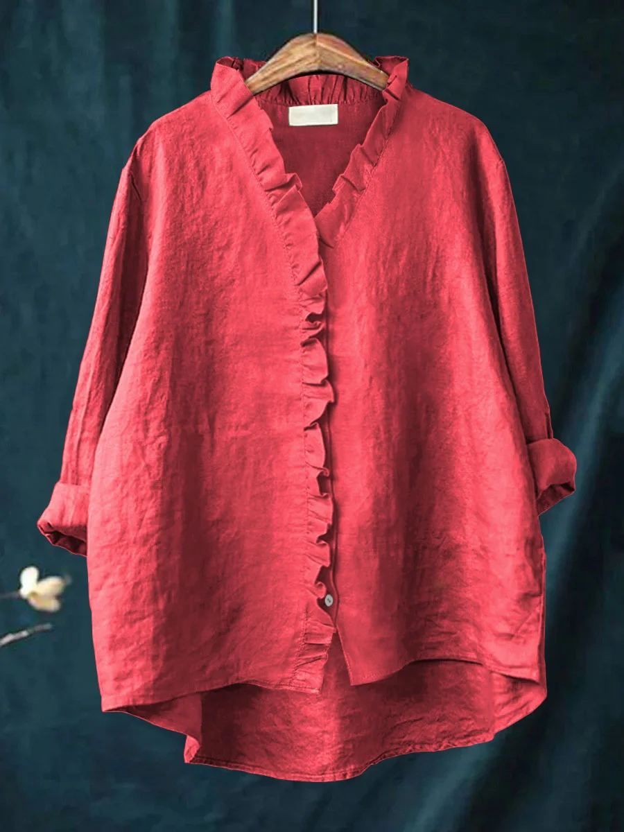 Maribel | Soft Ruffle Blouse